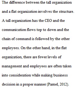 Difference Between a Tall Organization and a Flat Organization